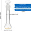 Frasco volumétrico 0.2oz vidrio borosilicato 3.3 transparente