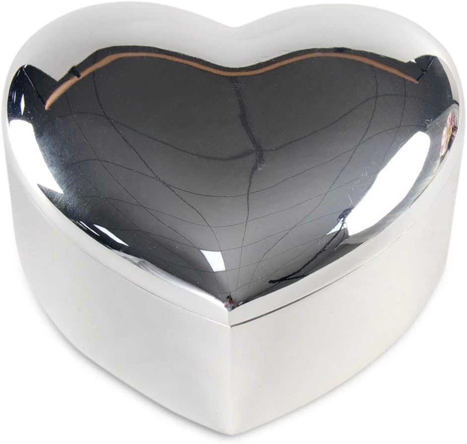 Caja de recuerdo plata joyero para niñas decoración hogar