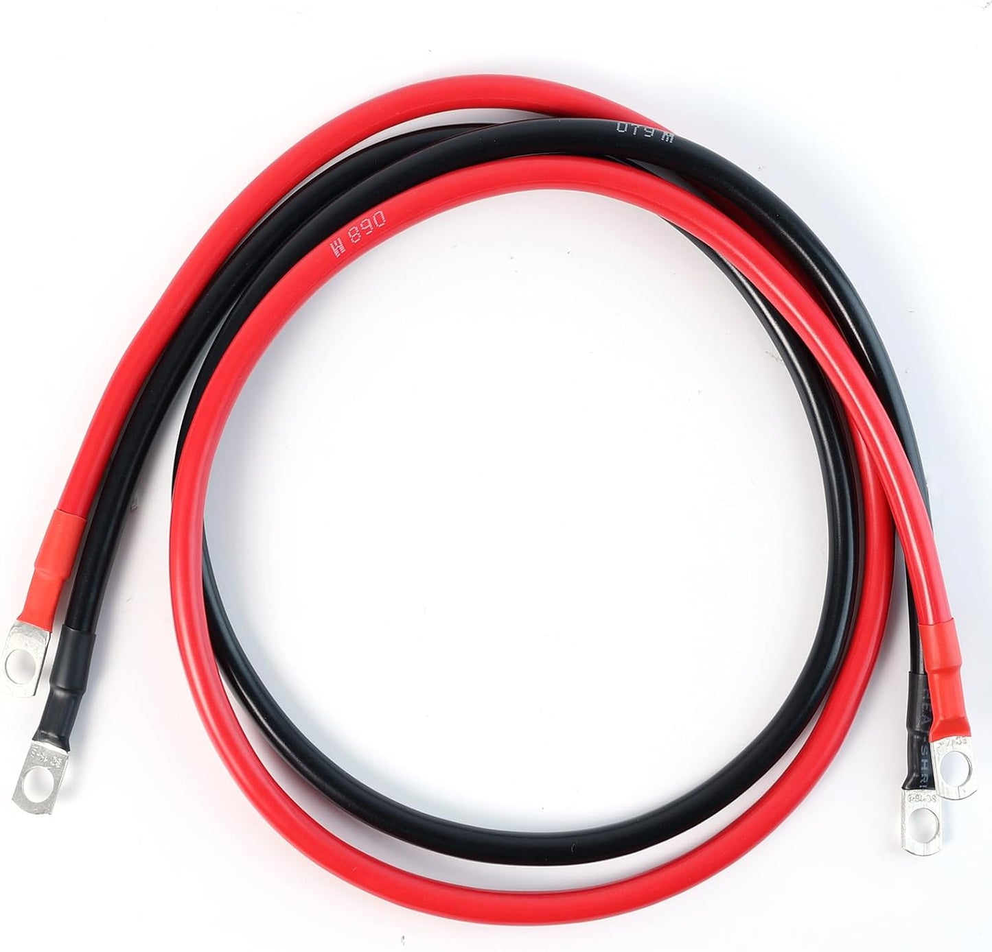 Set cables inversores batería M6 M8 cobre auto