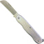Cuchillo floristería plegable hoja recta plata