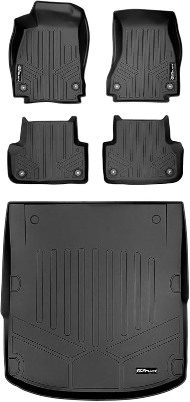 Alfombrillas ajustables Audi A4/S4 17-19 negro