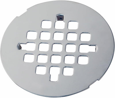 Cubierta drenaje ducha cromada 4.25pulg acero inox