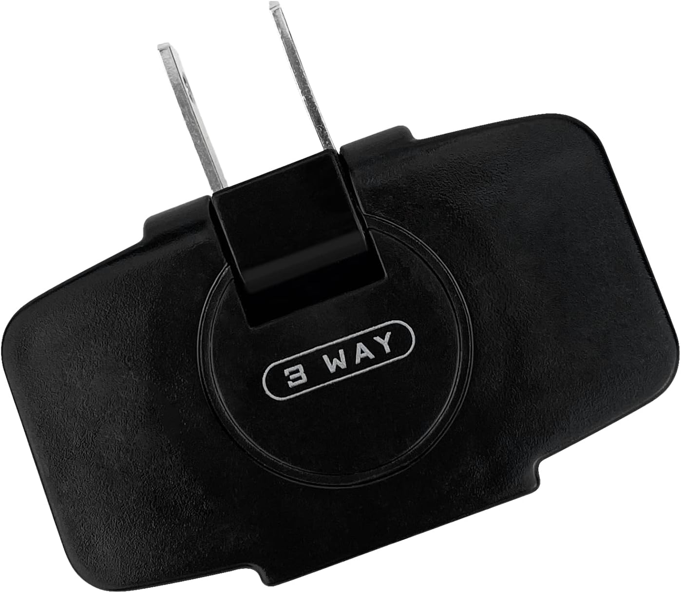 Adaptador pared tipo A salida múltiple negro
