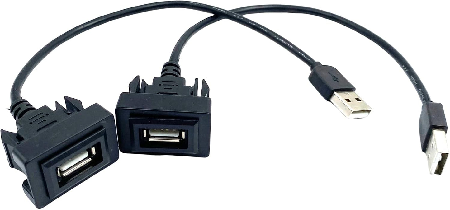 2 Adaptadores USB Vehículo para Toyota Camry RAV4 Corolla