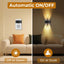 4 Luces LED Noche Enchufables 2700K Blanco Suave Sensor Luz