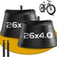 2 Tubos Neumáticos Schrader 26x4.0 Bicicleta Eléctrica