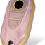 Funda TPU llavero Mercedes Clase S E G patrón melocotón