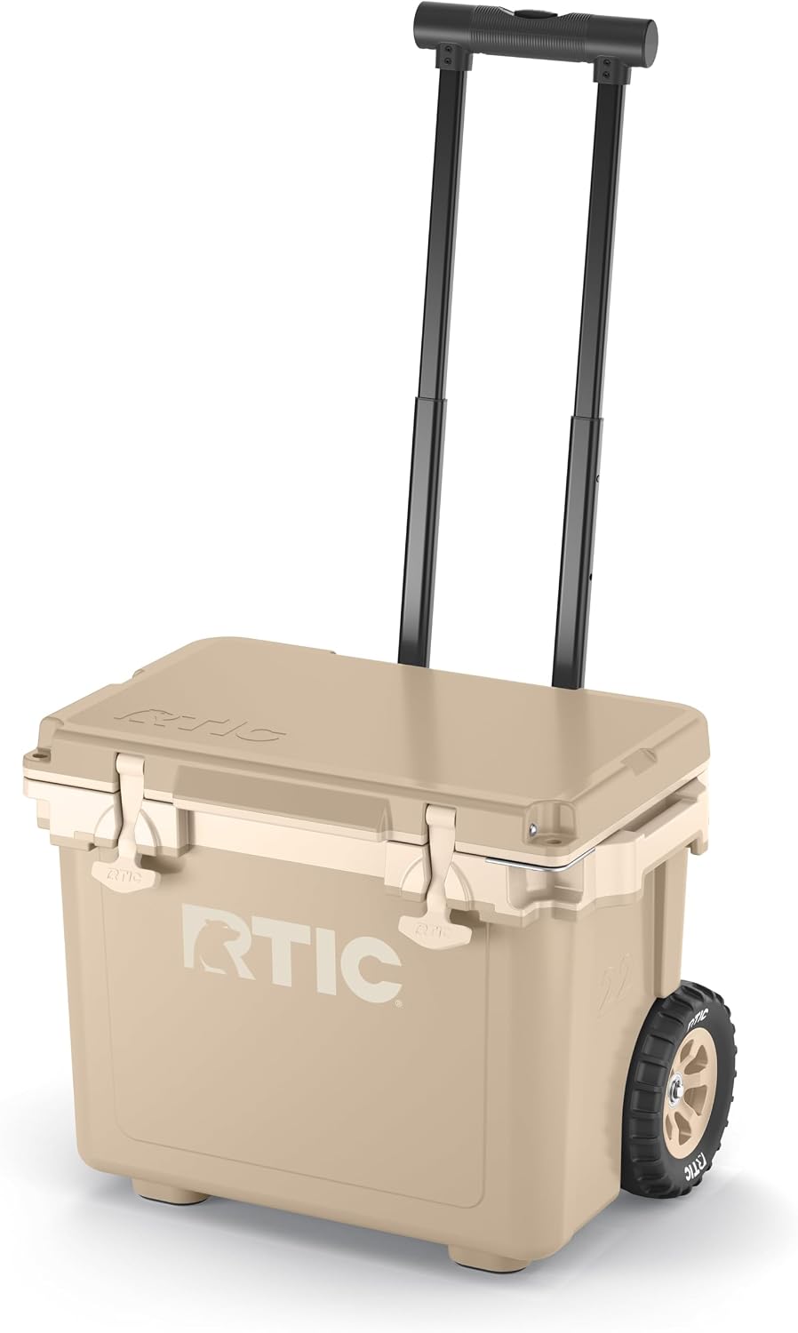 Enfriador con ruedas 22qt asa caja hielo portátil