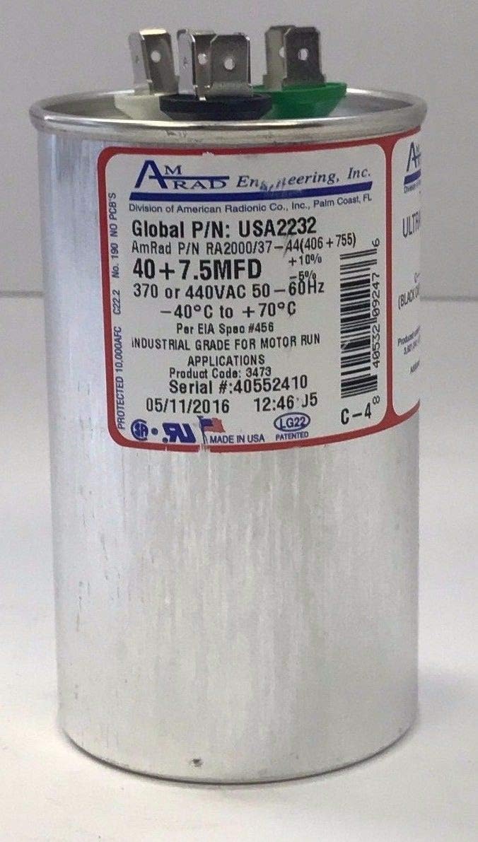 Condensador 7.5uf 370/440v USA2232