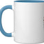 Taza Cerámica para Lectura Azul/Blanco