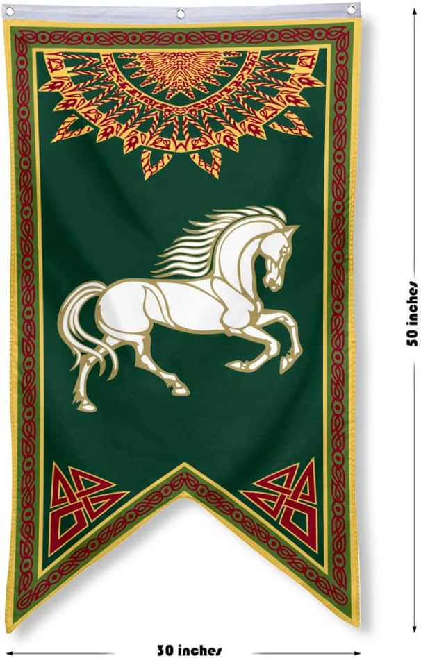 Bandera Rohan 30x50" decoración hogar oficina
