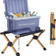 Soporte enfriador plegable antiderrap para camping y picnic