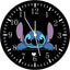 Reloj pared grande 12pulg vidrio transparente silencioso