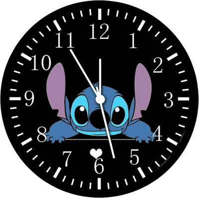 Reloj pared grande 12pulg vidrio transparente silencioso