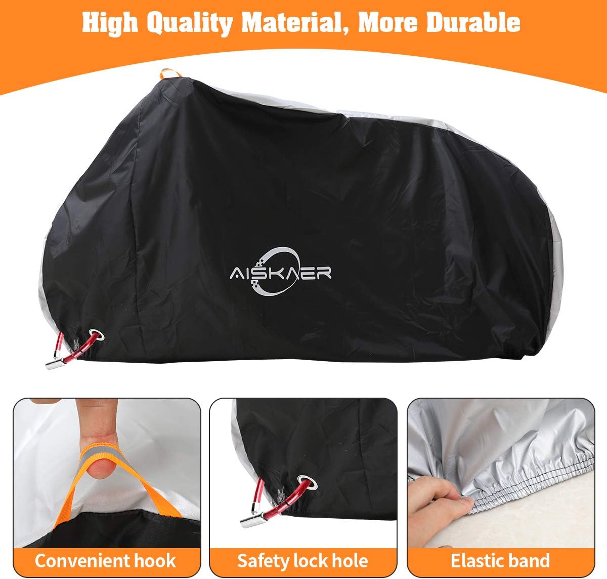 Funda bicicletas al aire libre impermeable 210d ripstop