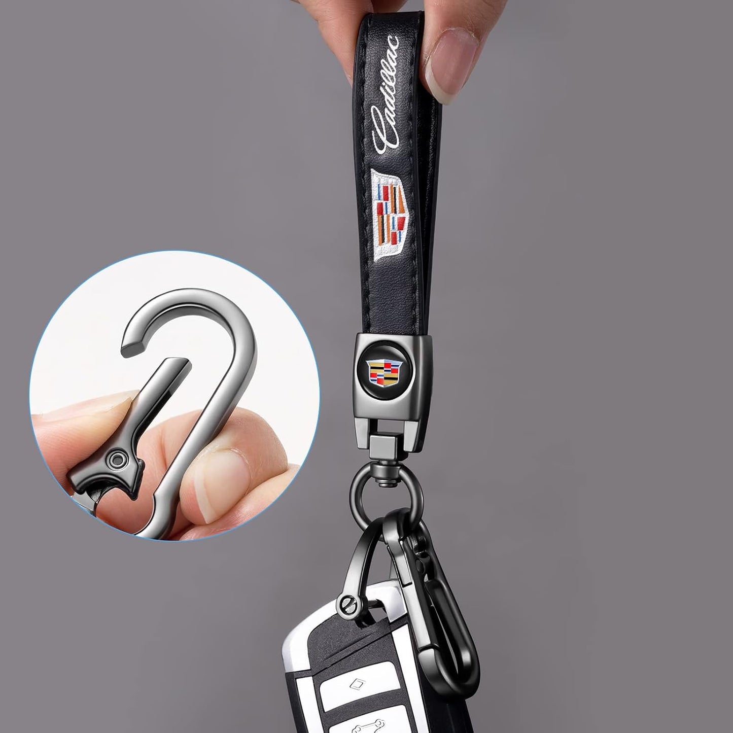 Llavero cuero genuino para hombre mujer regalo familiar