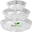 15 Platillos Transparentes 6-10" para Macetas