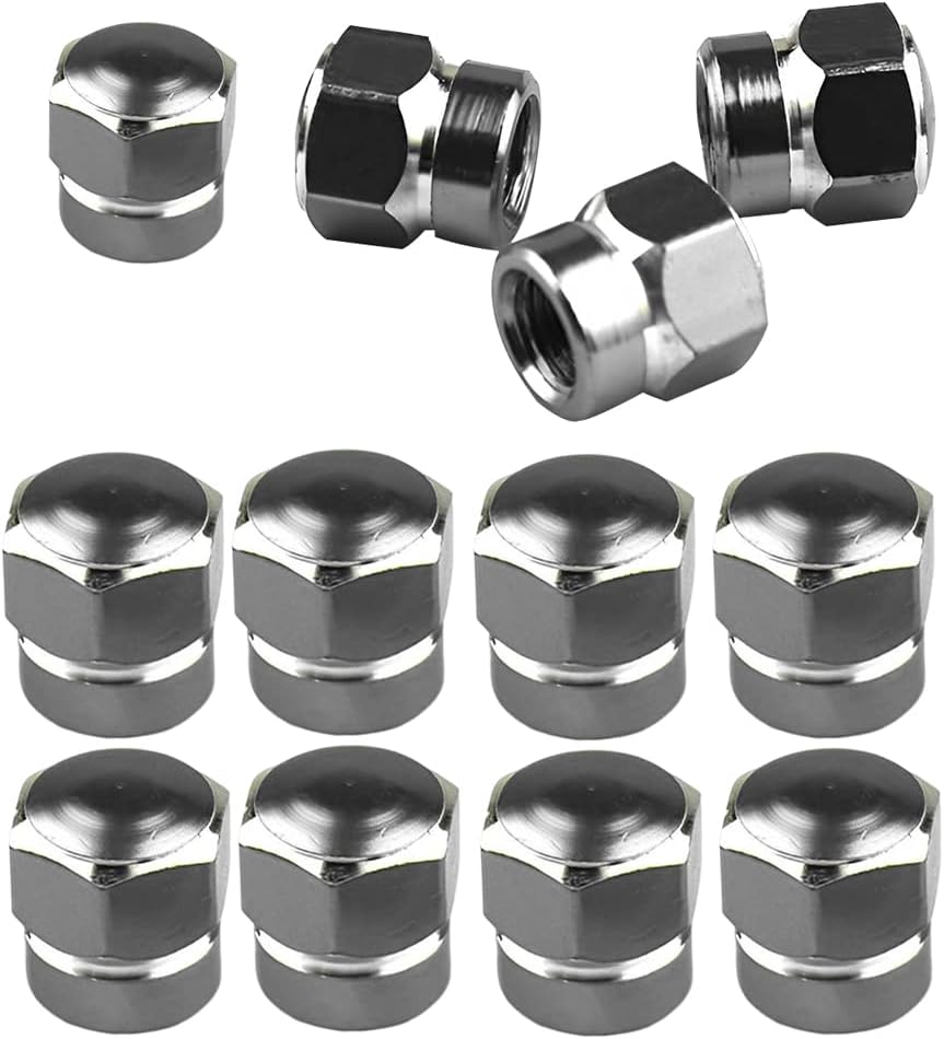 12 Tapas Vástago Válvula Neumático Aleación Aluminio Hexagonal