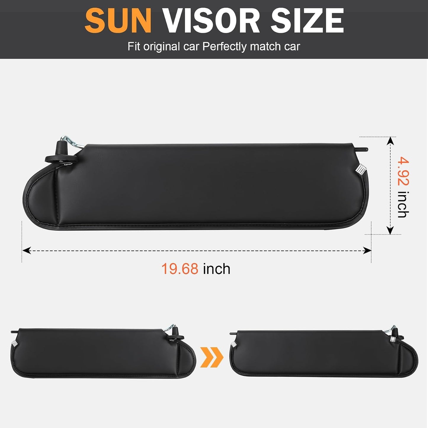 Visera solar derecho pasajero comp Jeep Wrangler TJ