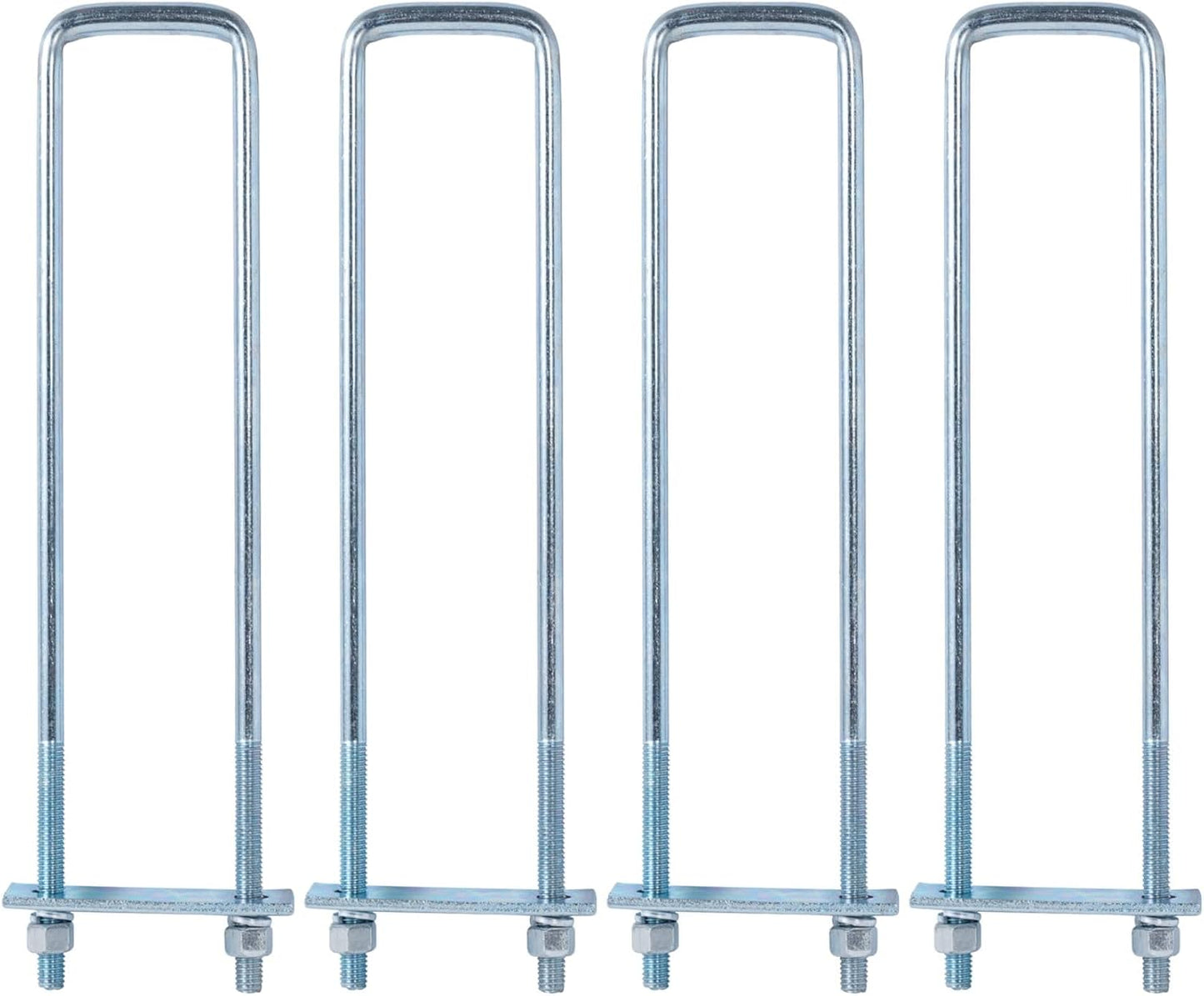 4 Pzas Pernos U 3.5x16" con Tuercas para Remolques