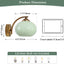 Aplique pared vintage cristal verde dorado cepillado set 2