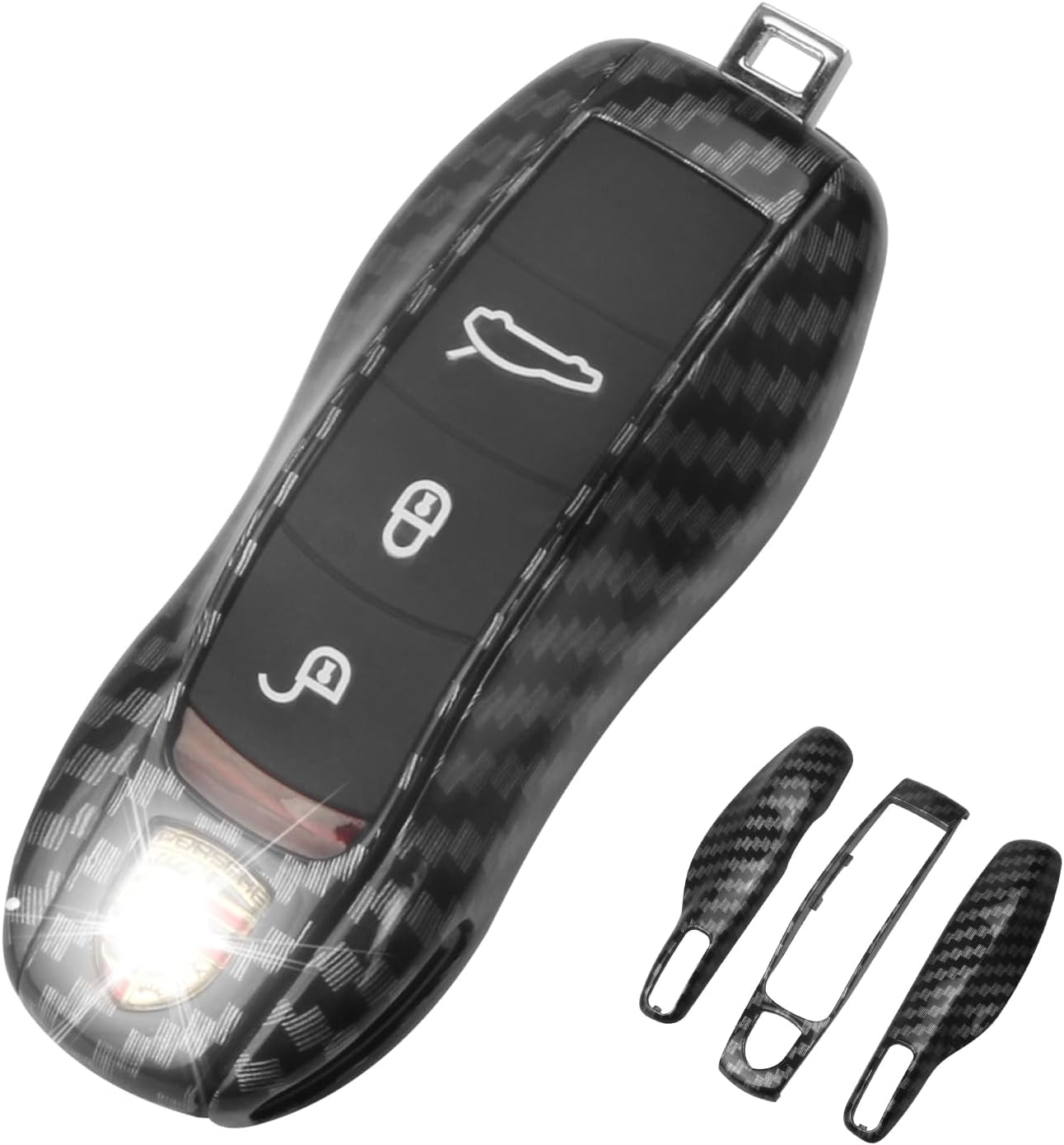 Funda llavero Porsche 3 Pzas comp Cayenne Panamera Macan 911
