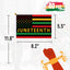 Banderas Juneteenth 8.5x5.5" 40 Uds decoración afroamericana