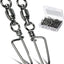 Conector pesca acero inox giratorio alta resistencia
