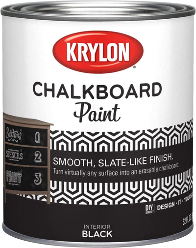 Pintura efecto pizarra lata 1qt color negro