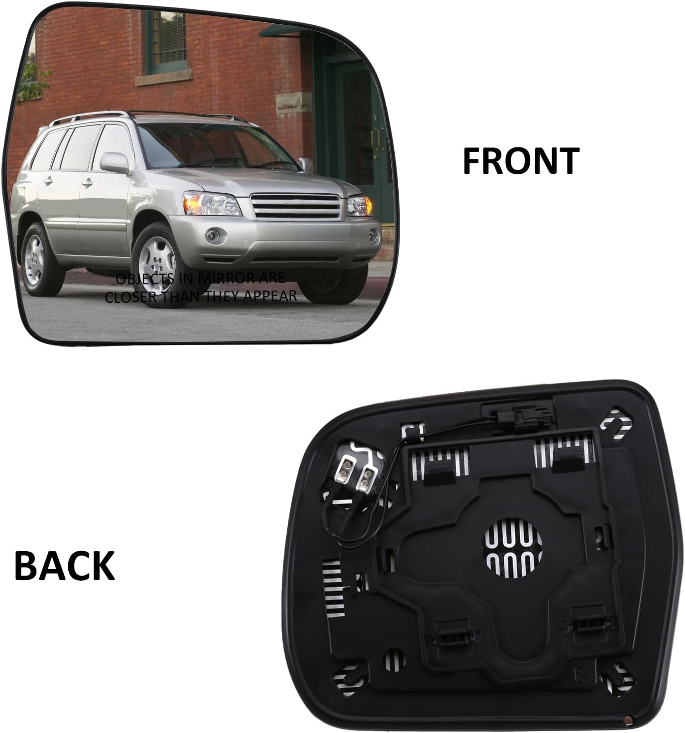 Repuesto espejo retrovisor derecho Toyota Highlander