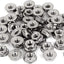 Tuercas brida hex dentadas acero inox 50 pzas M8