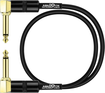 Cable parche guitarra 18pulg enchufes chapados oro