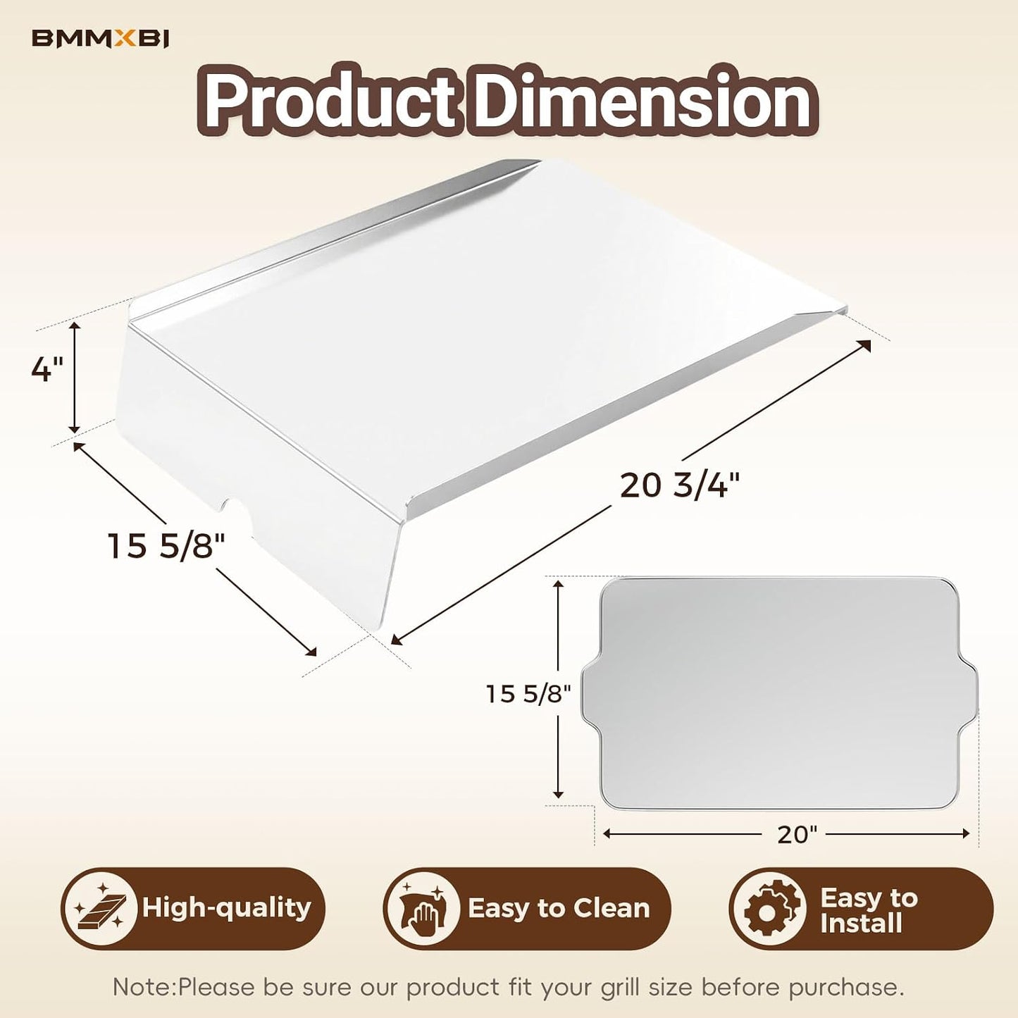 Kit bandeja goteo deflector calor para parrilla Traeger Pro