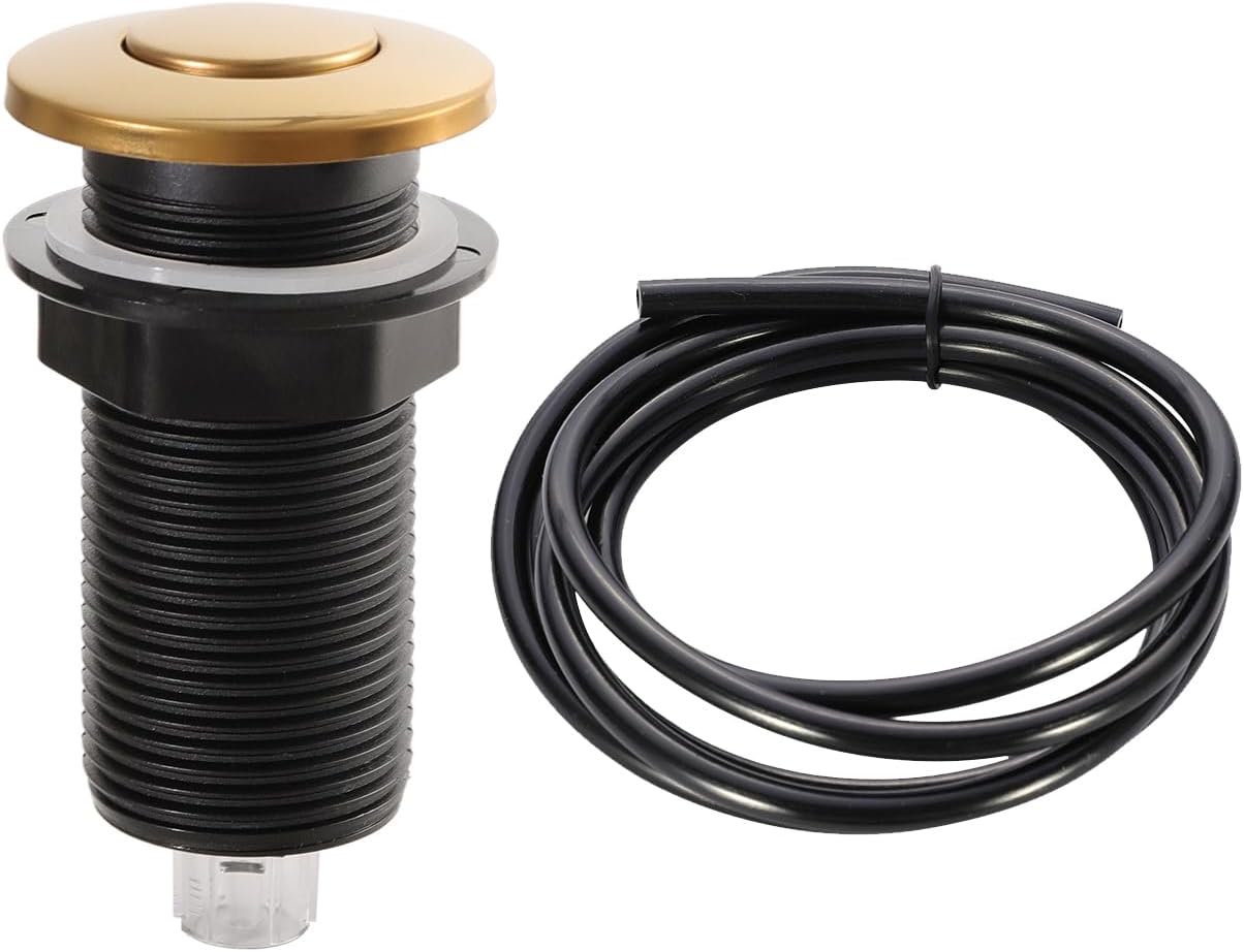 Interruptor aire 2.5pulg acero inox níquel oro