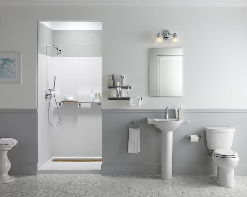 Lámpara baño aplique 2 luces cromo pulido