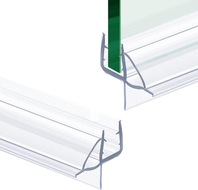 2 Sellos Inferiores Puerta Ducha 1/4x36pulg Vidrio 0.236in