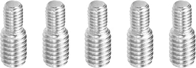 Tornillo doble extremo M3x4mm a M4x6mm set 5 acero inox 304