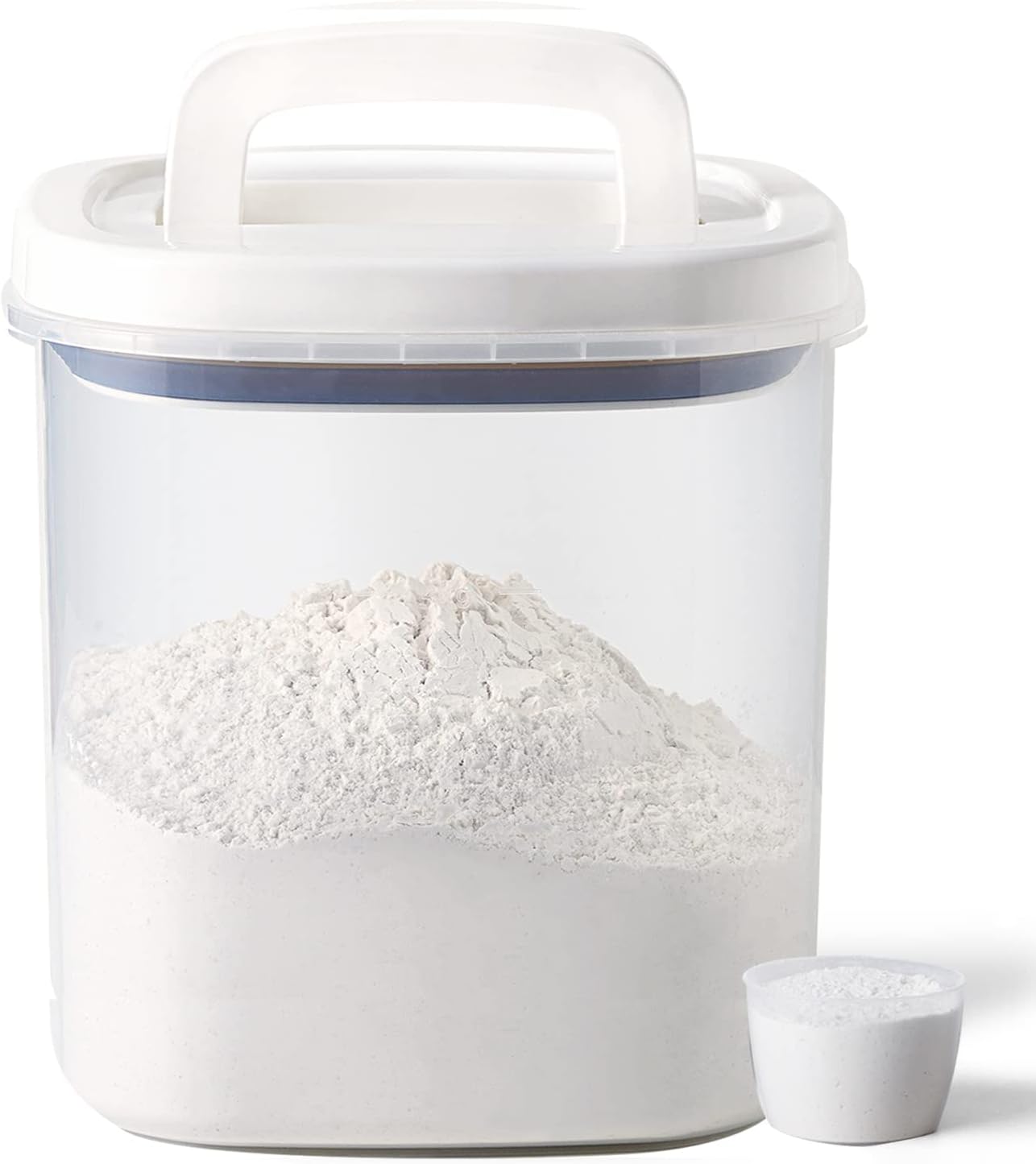 Dispensador arroz 10lb con taza medidora contenedor cereales