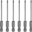 Brocas destornillador acero S2 1/4pulg hex 3pulg largo