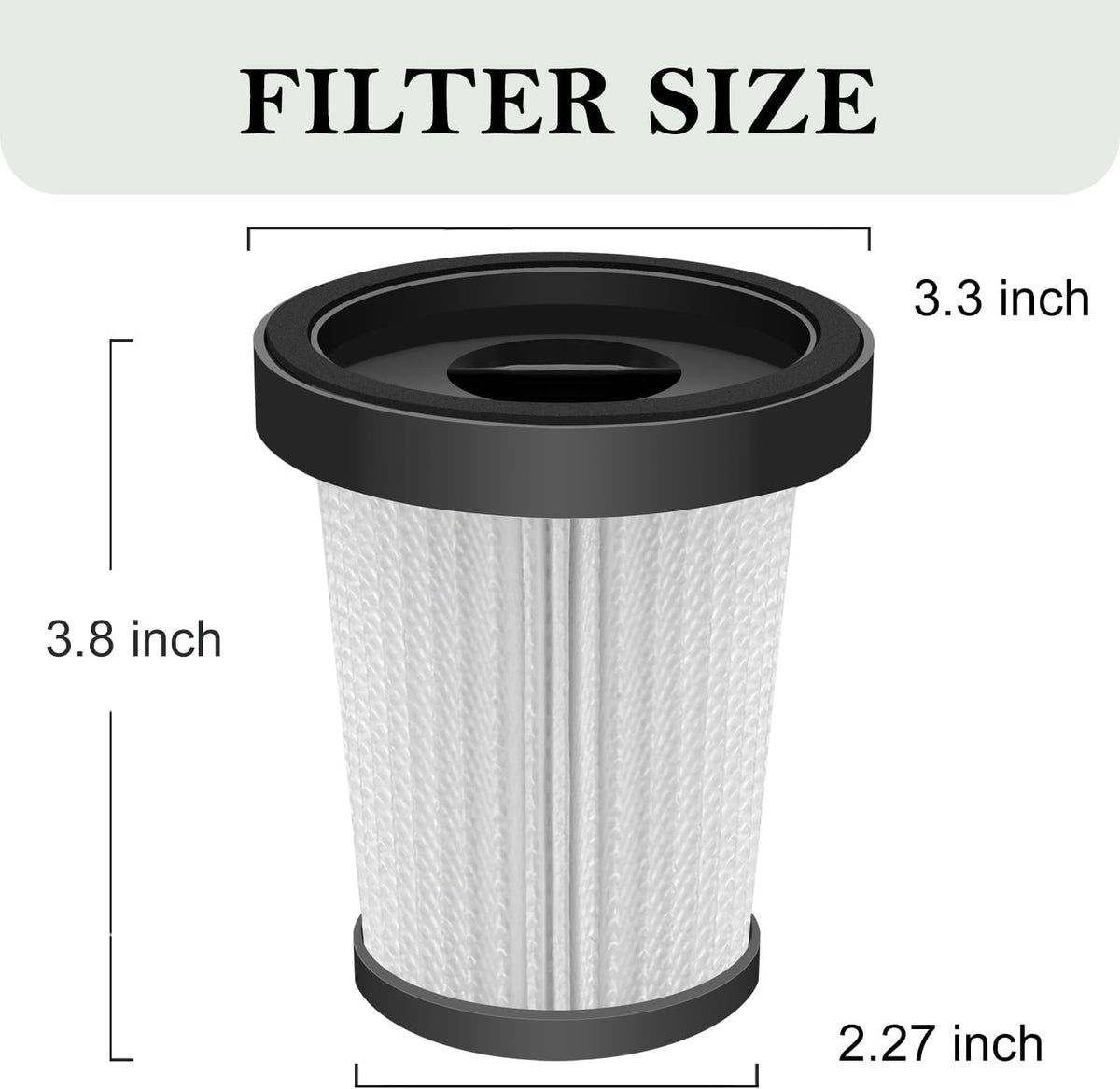 Filtro repuesto aspiradora inalámbrica NADALY A13 set 4