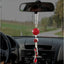 Adorno bola brillante para espejo retrovisor coche mujer