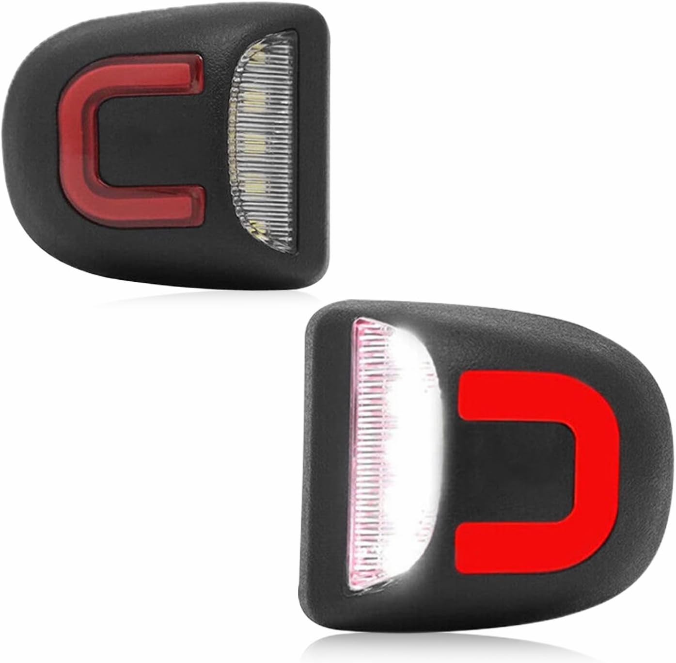 Luces LED rojas para matrícula Chevy Silverado Tahoe 6000K