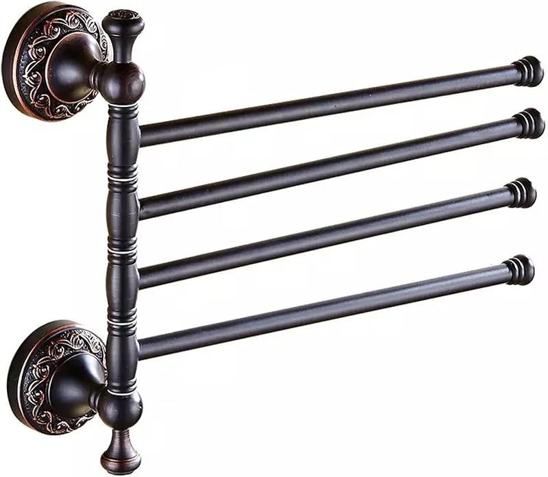 Toallero plegable latón bronce aceitado accesorios baño