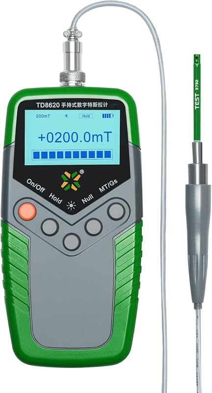 Medidor Gauss Tesla 0-2400mT con N/S para Fábricas