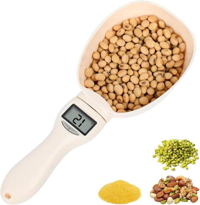 Cuchara medidora electrónica con pantalla LCD transparente