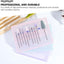 Caja brocas uñas 4 pzas 14 rejillas almacenamiento