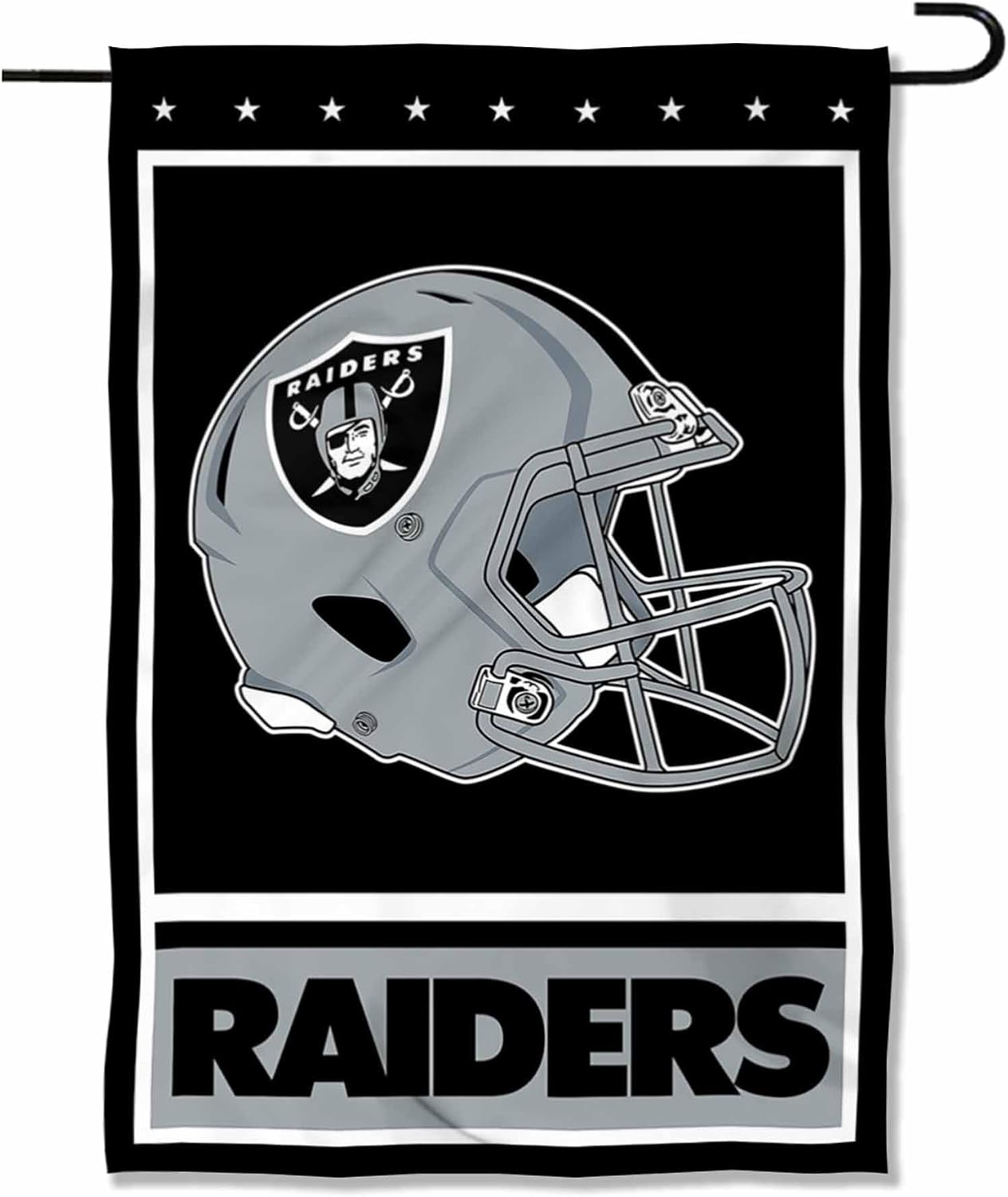 Bandera decorativa jardín Las Vegas Raiders