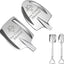 Juego 2 palas helado acero inox 304 cucharas postre
