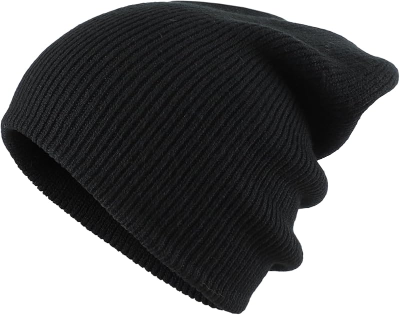 Gorro invierno con puño para hombre y mujer cálido