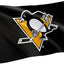 Bandera pingüinos Pittsburgh 3x5ft poliéster